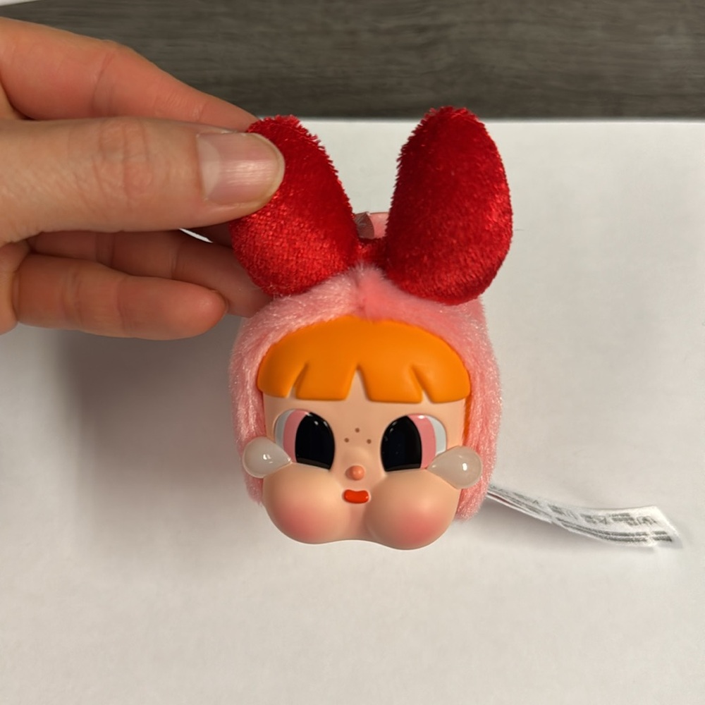 NWOT CRYBABY × Powerpuff Girls Series-Vinyl Face Plush - Blossom (Authentic) - Picture 4 of 14